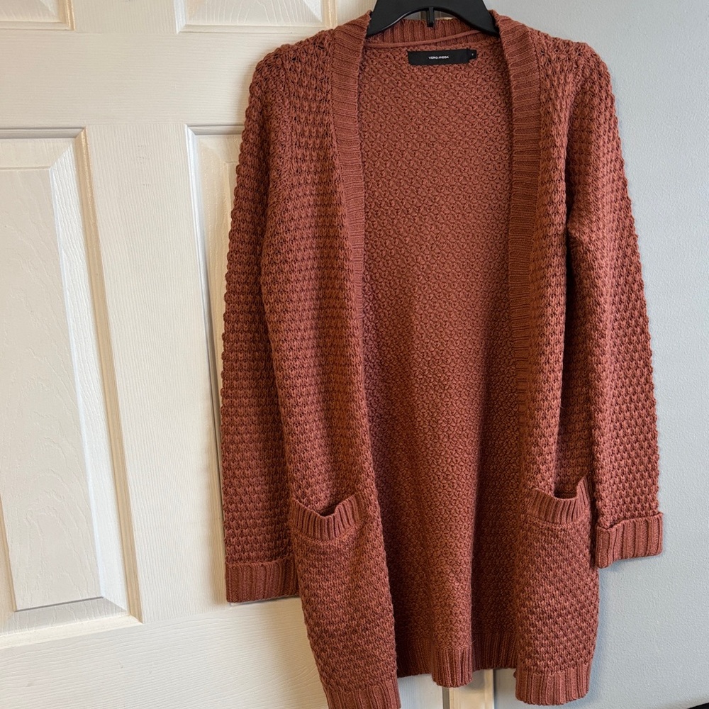 Vero Moda Women's Knit Cardigan - Rust